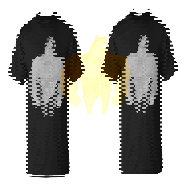 Swole Doge ミームギフトtシャツ Tシャツ