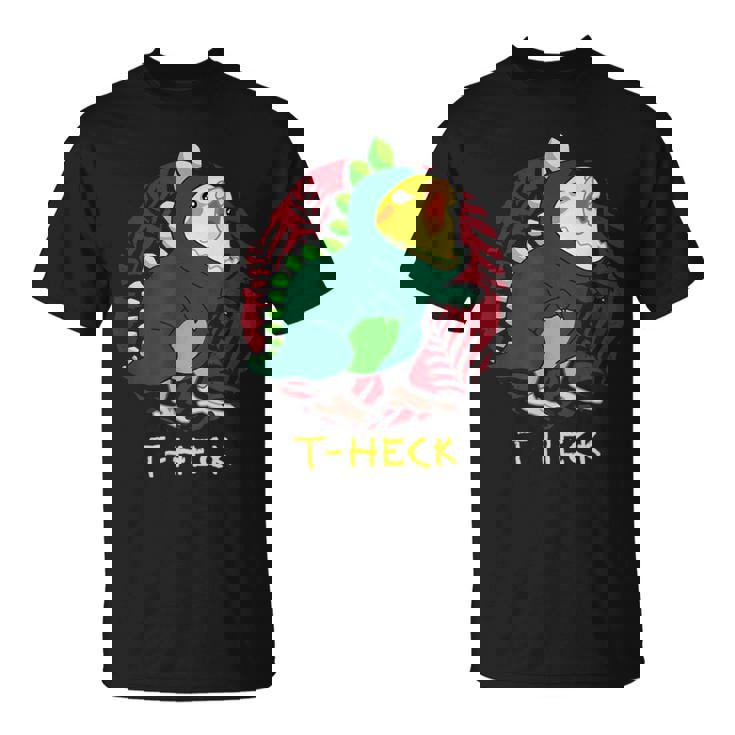 T Heck オカメインコ 面白い 恐竜 鳥 怒っているオウム 鳥 ミーム Tシャツ