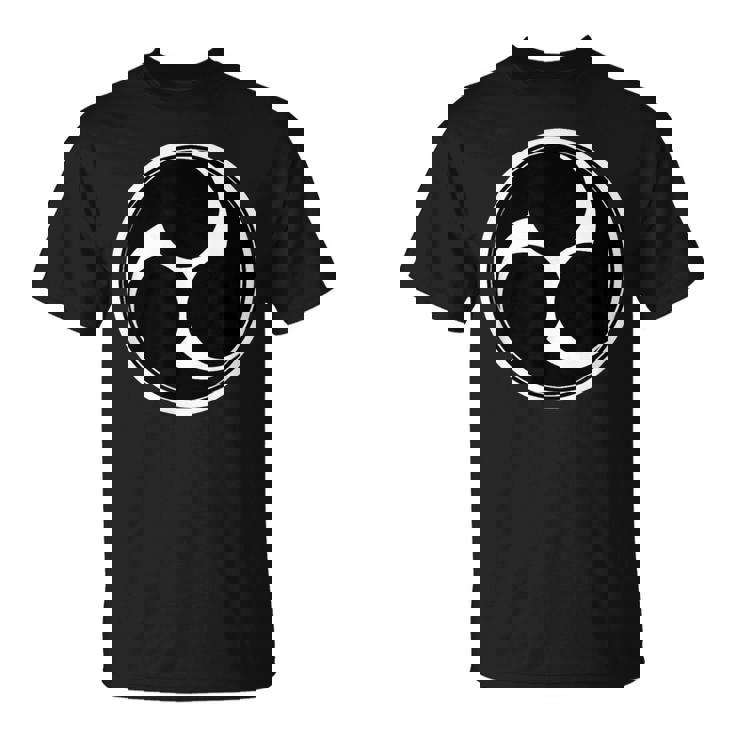 Taiko 太鼓みつどもえブラックグラフィック Tシャツ