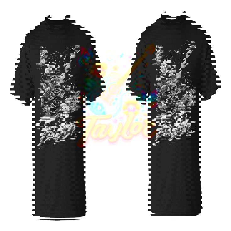 Taylor ファーストネーム I Love Taylor Birthday Girl Groovy 2010年代 Tシャツ