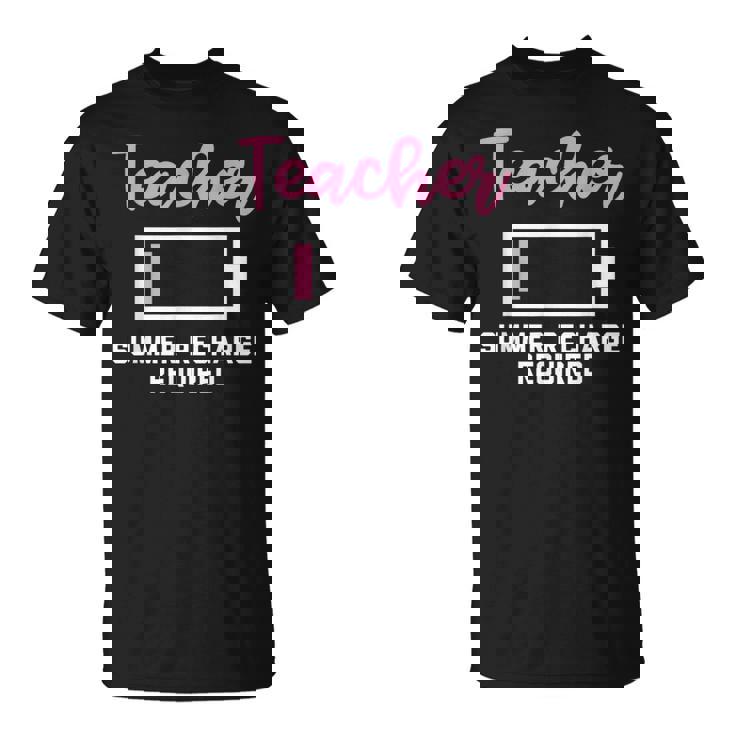 Teacherummer Recharge Required シャツ Tシャツ