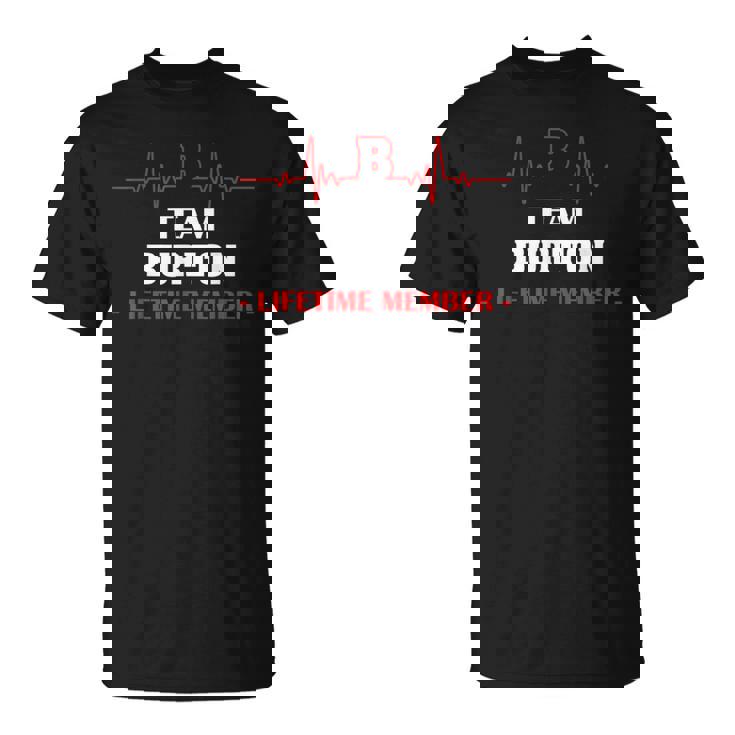 Team Burton 生涯メンバー 血液完全家族 Tシャツ