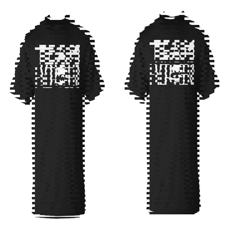 Team Hydrogenymbol H 燃料セル ハイブリッドカー クリーンエネルギー Tシャツ