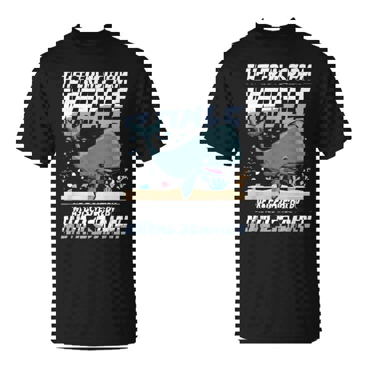 Term マッコウクジラ Was Discovered By Navaleamen Tシャツ