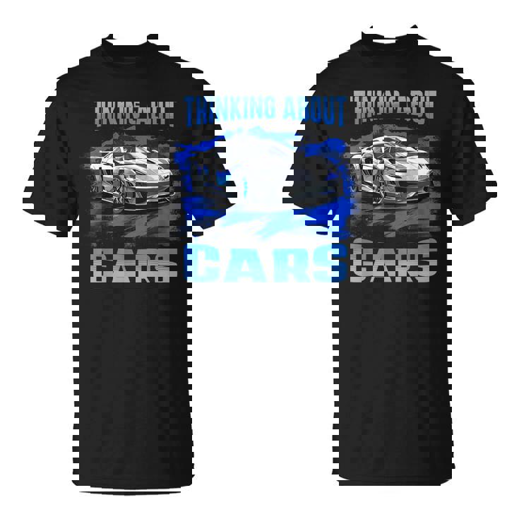 Thinking About Cars スー スポーツカー エキゾチック コンセプト ボーイズ Tシャツ