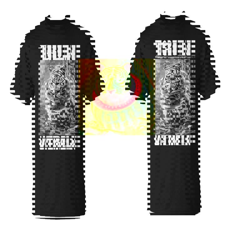 Tigrullini Watermellini イタリアンブレインロットミーム Tシャツ