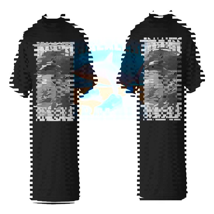 Tralalero Tralalahark Meme イタリアンブレインロットtシャツ Tシャツ