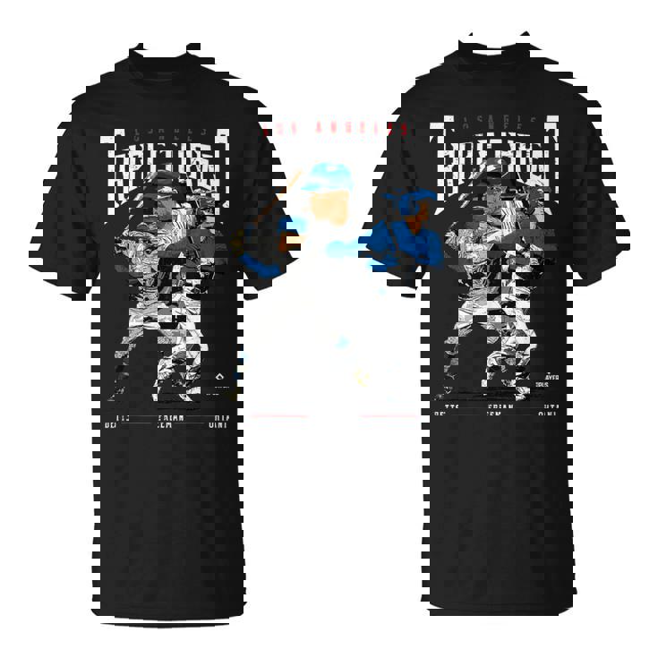 Triple Threat Ohtani Betts Freeman Los Angeles Mlbpa Tシャツ