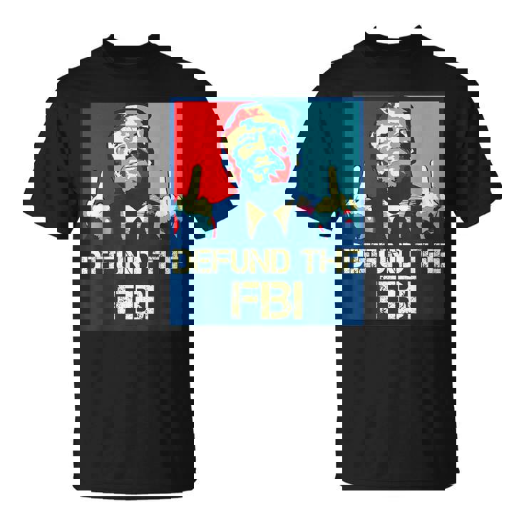 Trump Defund The Fbi ビンテージ プロトランプ 2024 愛国的 Tシャツ