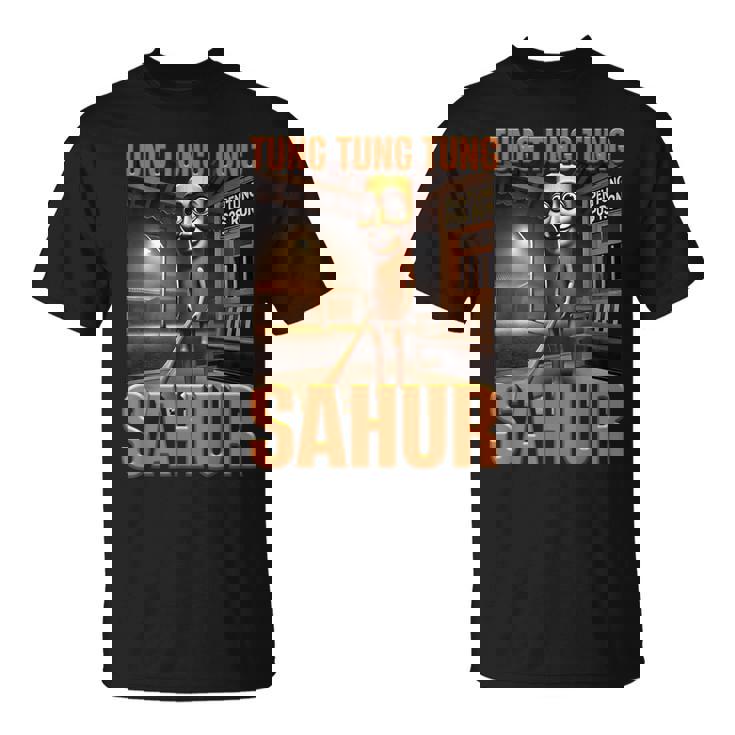 Tung Tung Tungahur Ai モンスター イタリアン ブレイン ロート キッズ 男の子 Tシャツ