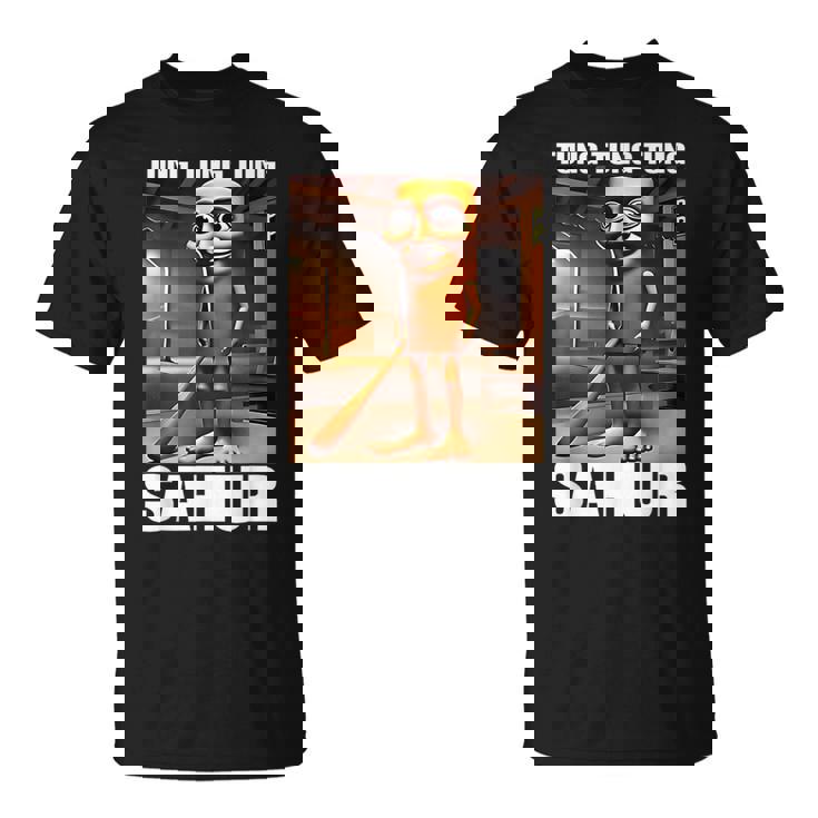 Tungahur イタリアンブレイン レッド ミーム Tシャツ