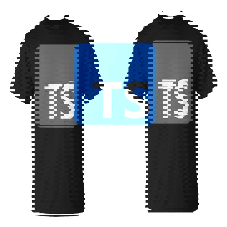 Typescript プログラミングロゴ Tsロゴ プログラマーへのギフトに Tシャツ