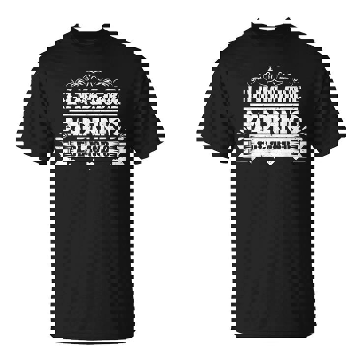 Uomo Il Migliore Padrino Del Mondouper Regalo Maglietta