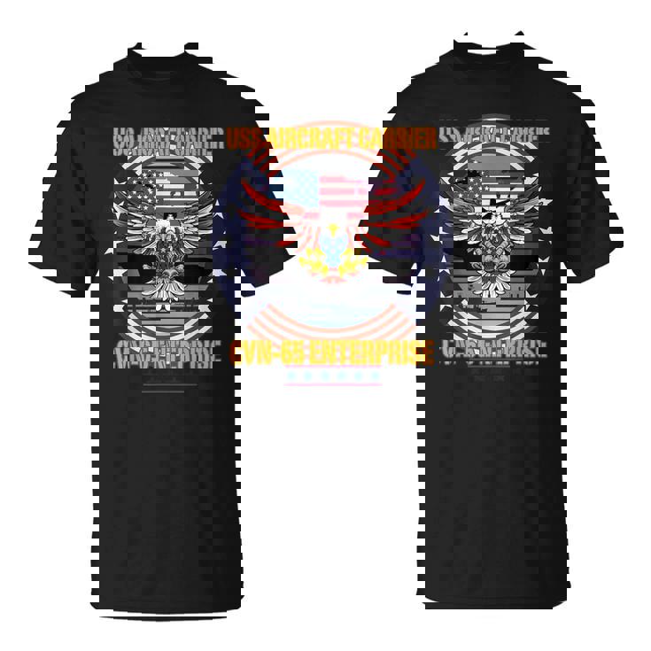 Uss Cvn-65 エンタープライズ、飛行機、航空 Tシャツ