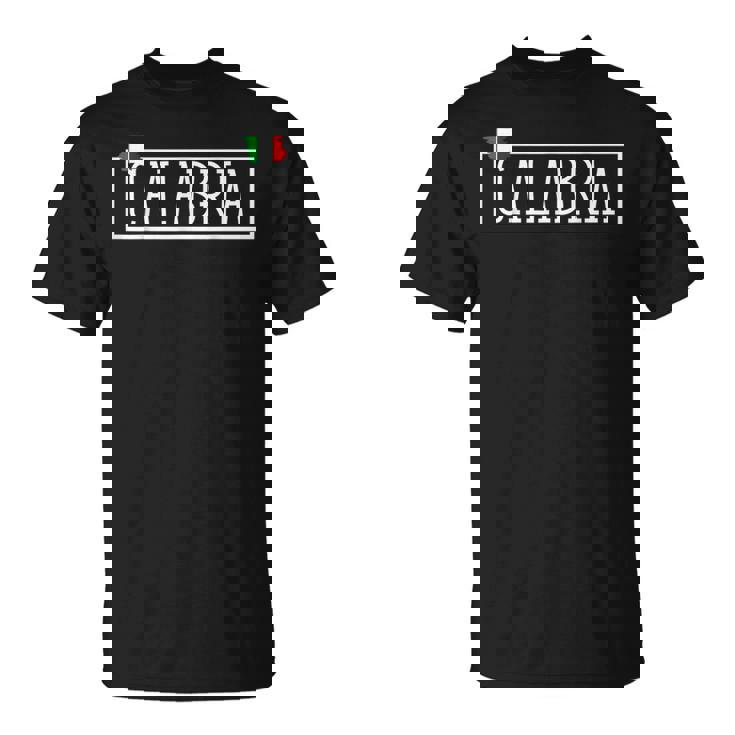 Vacaciones En Calabria City Italiaiajar Italiano Es Hombres Camiseta unisex