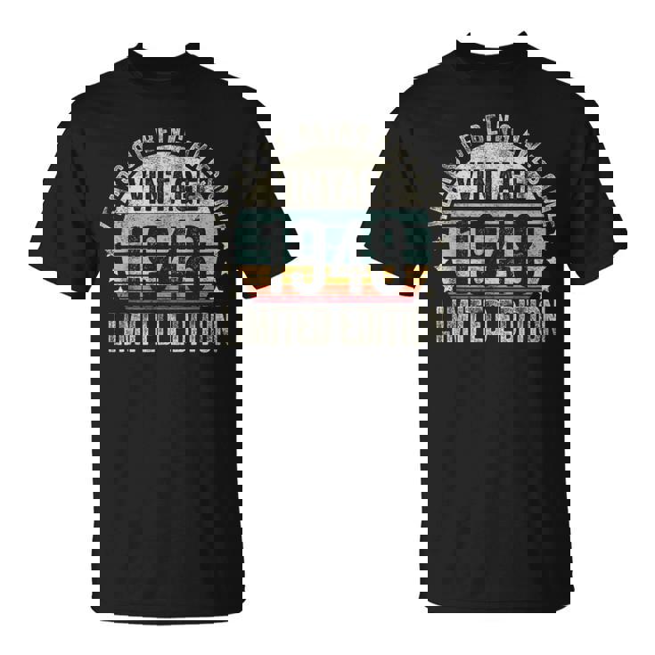 Vintage 1948 T For Retro 1948 Birthday Tシャツ