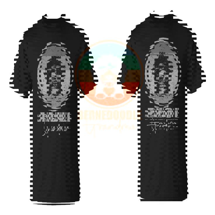 Vintage Bernedoodle Grandma Dog Owner Mom T-Shirt