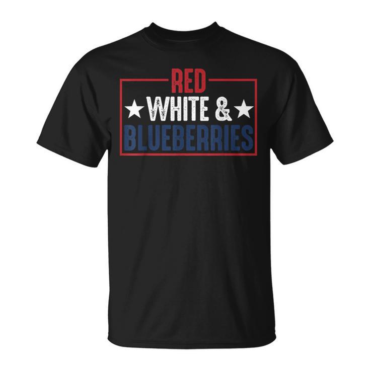Vintage Red White And Blueberries T-Shirt