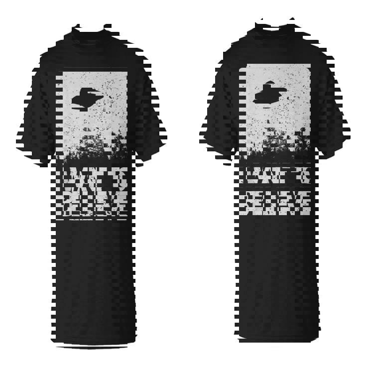 I Want To Believe I Aliens Ufo エリア 51 Roswell Tシャツ