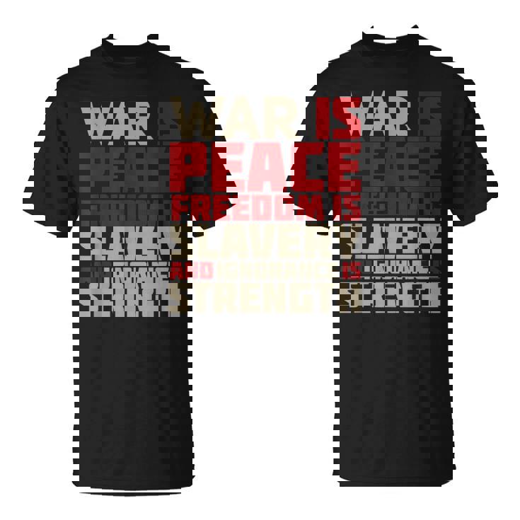 War Is Peace 引用tシャツ Tシャツ