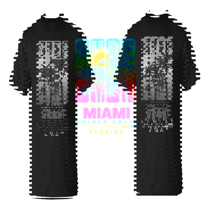 Wear Miami Florida Miami Colorfulunrise Graphic Tシャツ