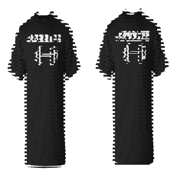 Wod ライフ クロストレーニング ボックス ウェイトリフティング フィットネス 楽しい Tシャツ