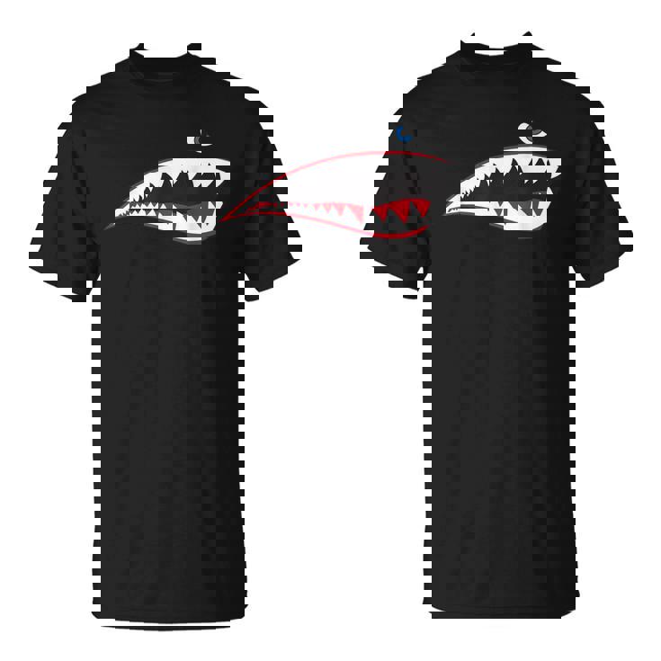 Ww2 ノーズアート第二次世界大戦退役機シャークノーズアート Tシャツ
