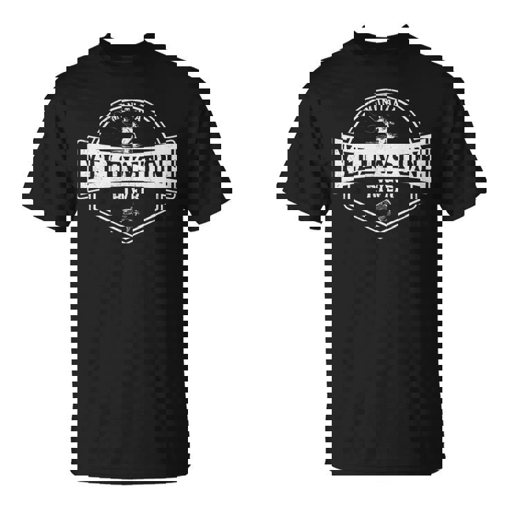 Yellowstone River モンタナフライフィッシング 長袖tシャツ Tシャツ