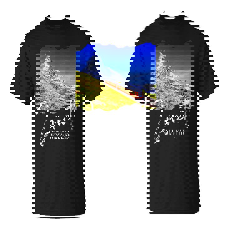 Zermatt お土産 マッターホルン ツェルマット Tシャツ