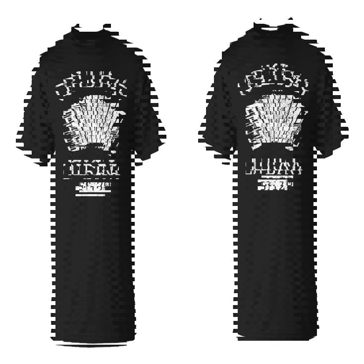 Zydecoクレオールケイジャンオペルーサルイジアナ Tシャツ