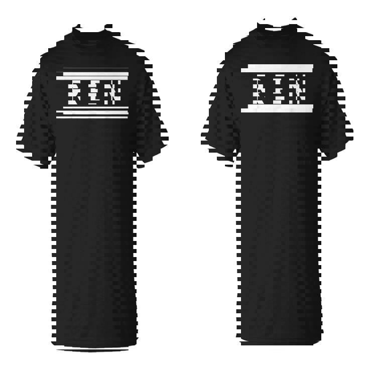 「Ren」ヘボン式「れん」「レン」下の名前 ローマ字 名入れ 名乗り ラテン文字 綴り Tシャツ