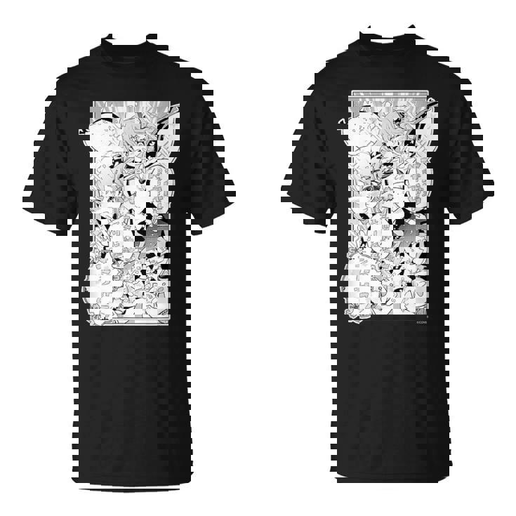 【さくらみこ】『ヤマト神想怪異譚』漫画コマtシャツ（本人セレクト 日本語） Tシャツ