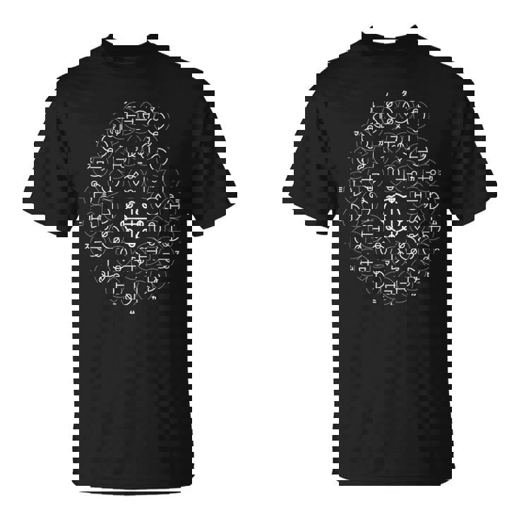 【カタカムナ 第7首】神代文字 スピリチュアル 言霊 癒し ヒーリング 面白い おもしろ お守り 開運 古代 文字 Tシャツ