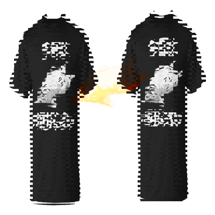 【今日は頑張らない】おもしろ 面白い 文字 ふざけ 文字入り ギャグ ネタ ウケ狙い 名言 笑える ユーモア 文字入れ Tシャツ