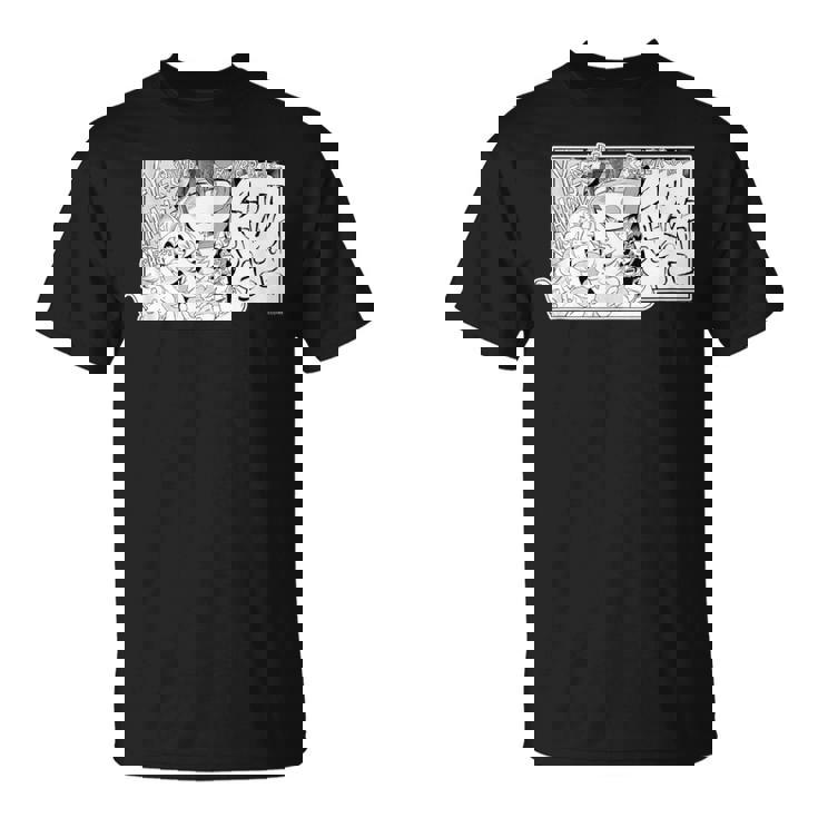 【大神ミオ】『ヤマト神想怪異譚』漫画コマtシャツ（本人セレクト 英語） Tシャツ