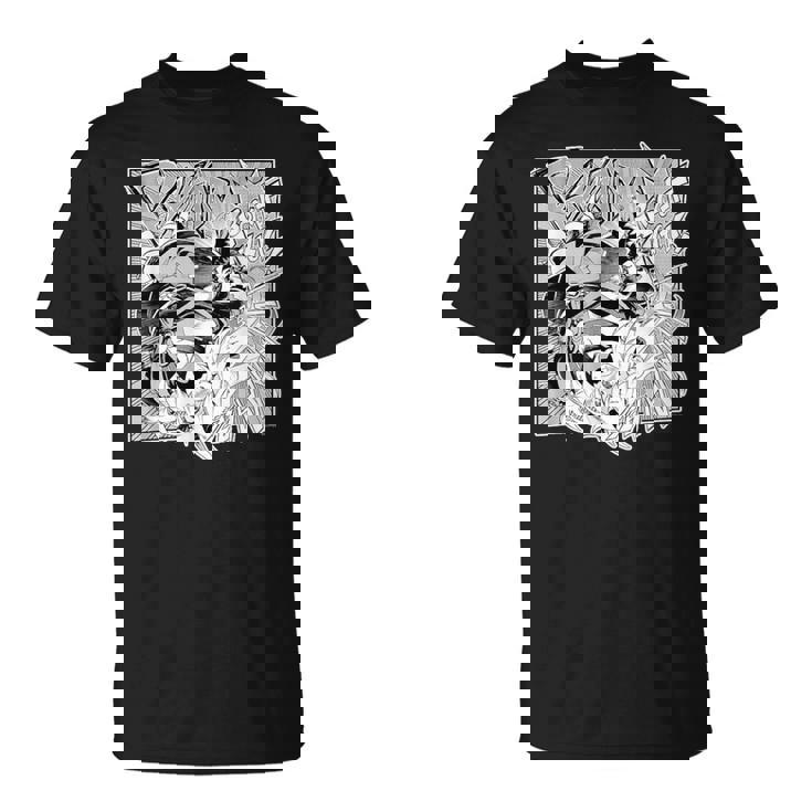 【百鬼あやめ】『ヤマト神想怪異譚』漫画コマtシャツ（本人セレクト 英語） Tシャツ