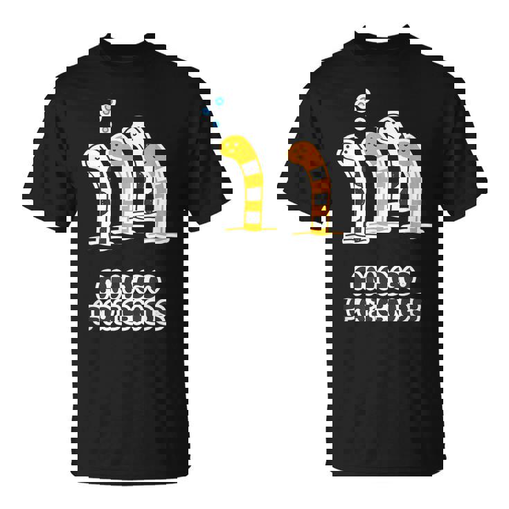 あなごフレンズ《チンアナゴ & ニシキアナゴ》【どうぶつフレンズ】水族館 ゆるくて かわいい 面白 動物 イラスト Tシャツ