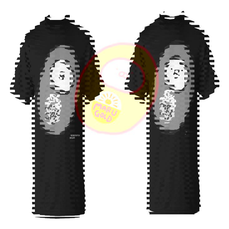 うさまる キウイまる ダークカラー Tシャツ