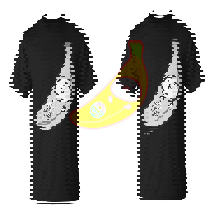 うさまるバナナまる ダークカラー Tシャツ