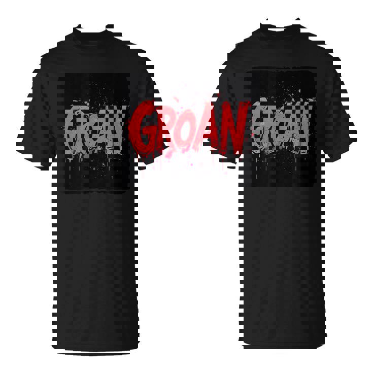 うめき声の衣装で苦労を表現しましょう。 Tシャツ