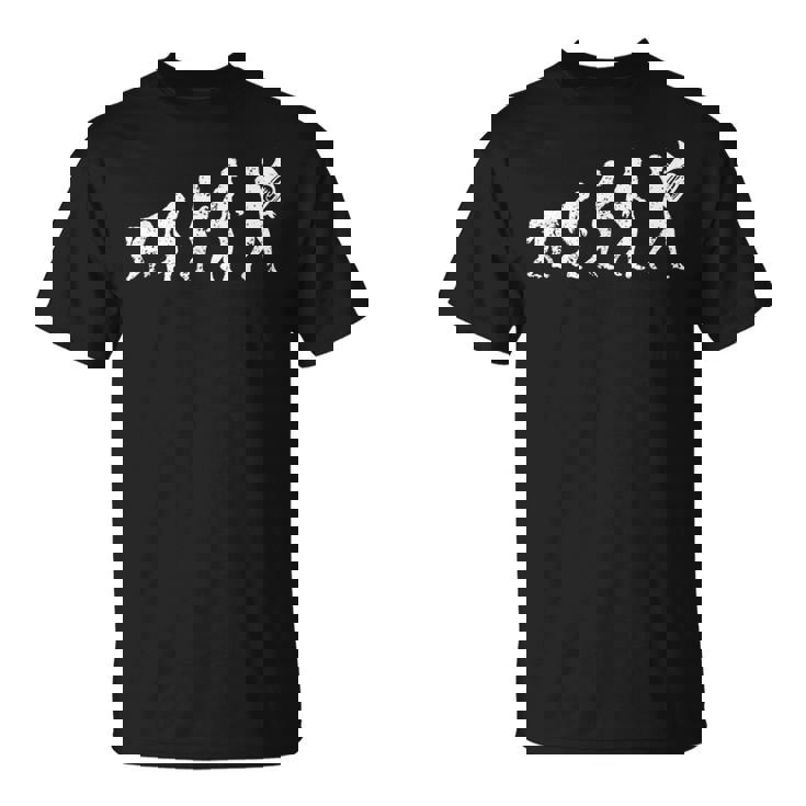 おかしなマーチングバンド ミュージシャン チューバ奏者 人類の進化 Tシャツ