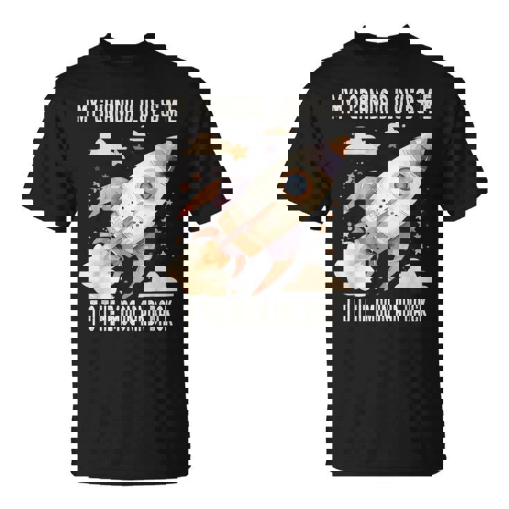 おじいちゃんは私を月まで愛して帰って Tシャツ