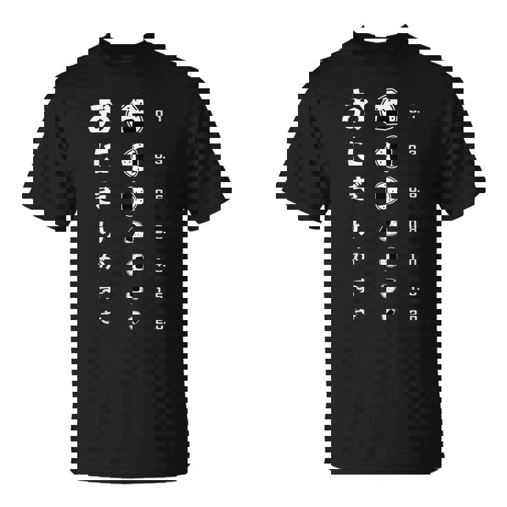 おにぎりがすき おにぎり食べたい おにぎり視力検査台 Tシャツ