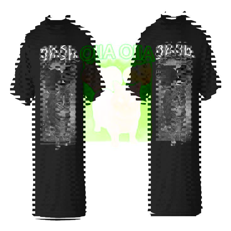 おもしろいいいあ オイア スピニングキャット ミーム おおいいあい 猫 Tシャツ