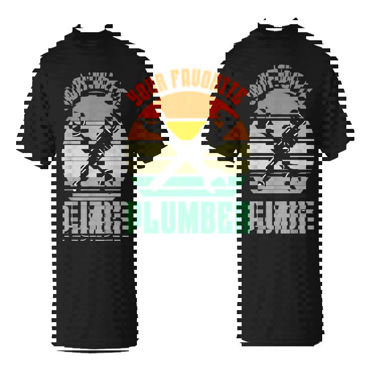 お気に入りの水道屋さん パイプフィッター パイプ 配管工事 配管工 Tシャツ