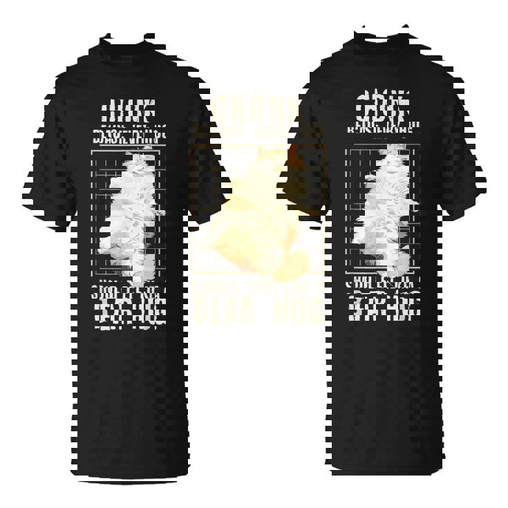 かわいい ラガマフィン 猫 面白い チョンク ぽっちゃり 猫 Tシャツ