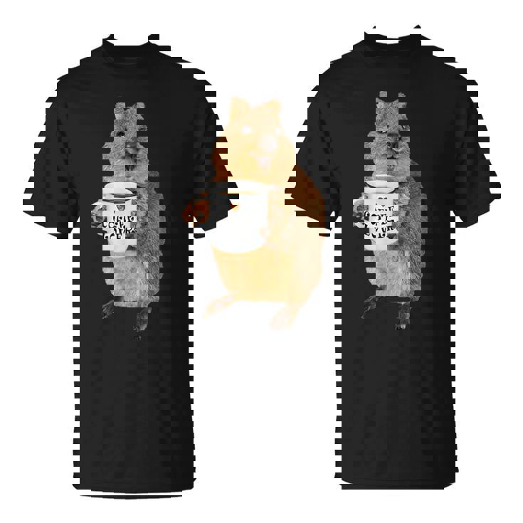 かわいいクオッカ コーヒーマグ ギフト Tシャツ