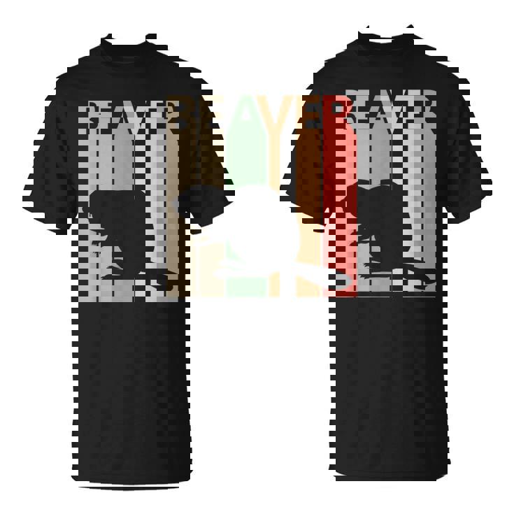 かわいいビーバーの動物 Tシャツ