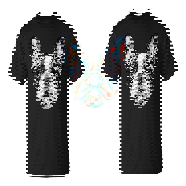 かわいいフレンチブルドッグ 子犬 犬 ラブ Tシャツ