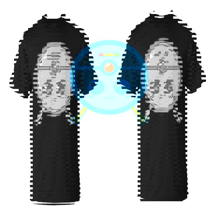 かわいいロボット掃除機掃除カワイイキッズ Tシャツ